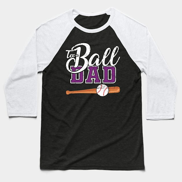 Teeball Dad - Funny Baseball - Father's Day 2021 Baseball T-Shirt by Charaf Eddine